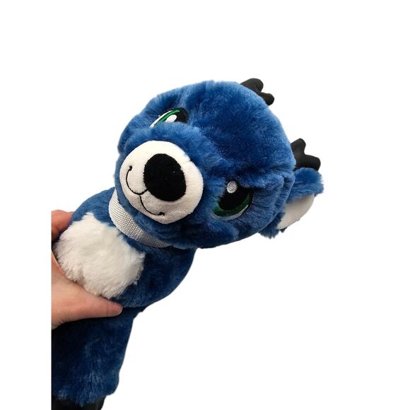 Build A Bear Workshop Tinsel The Reindeer 16" Plush Stuffed Animal Blue BAB - Picture 6 of 6